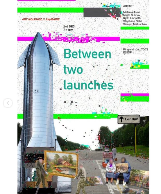 London. Between two launches